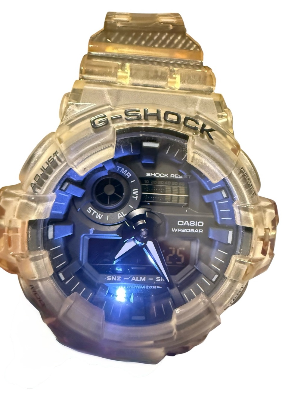 Casio G-Shock Skeleton Clear Case.